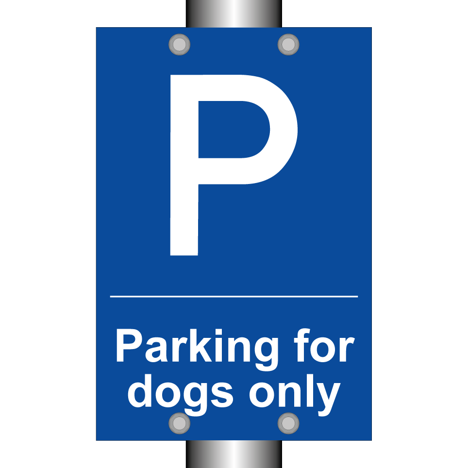 Parking for dogs only