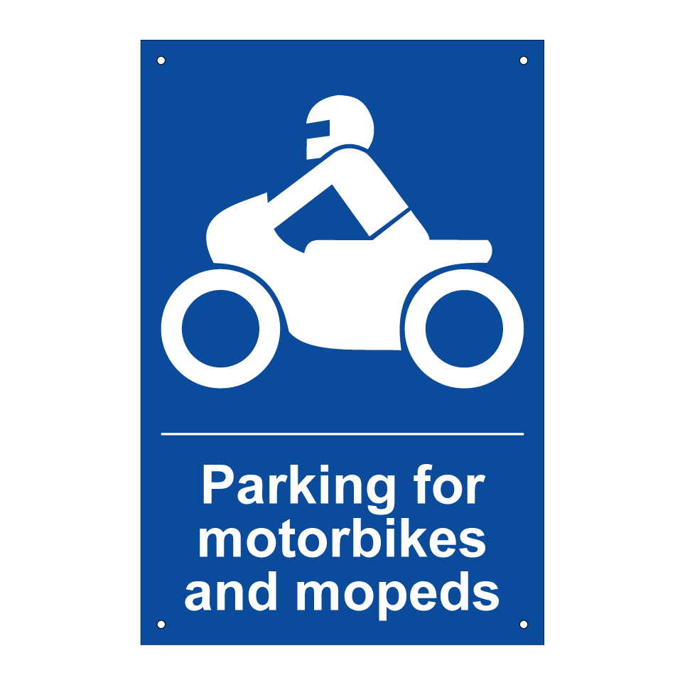 Parking for motorbikes and mopeds