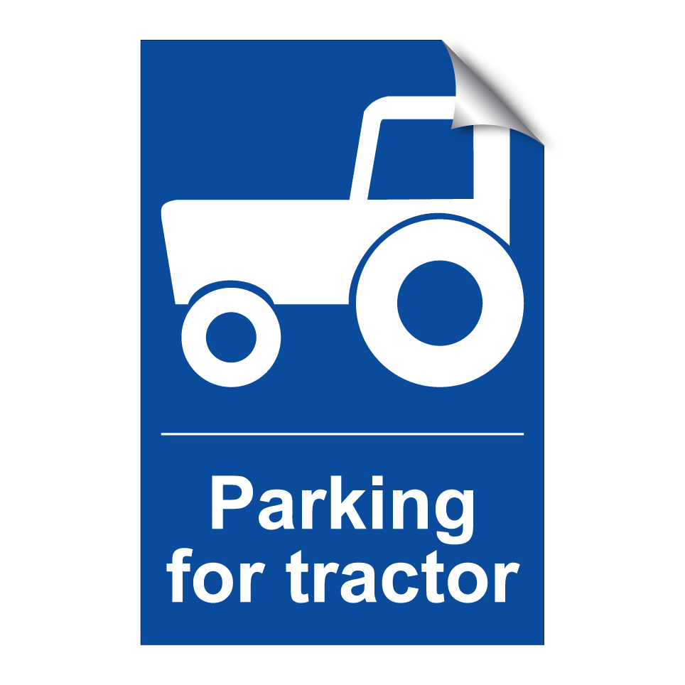 Parking for tractor