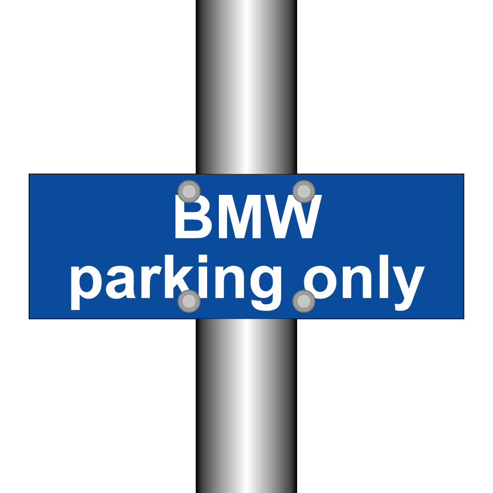 BMW parking only
