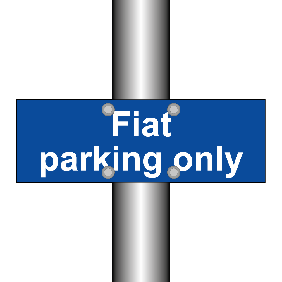Fiat parking only