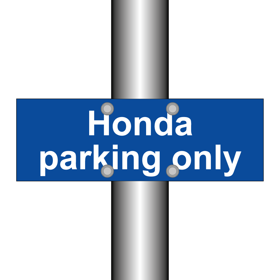 Honda parking only