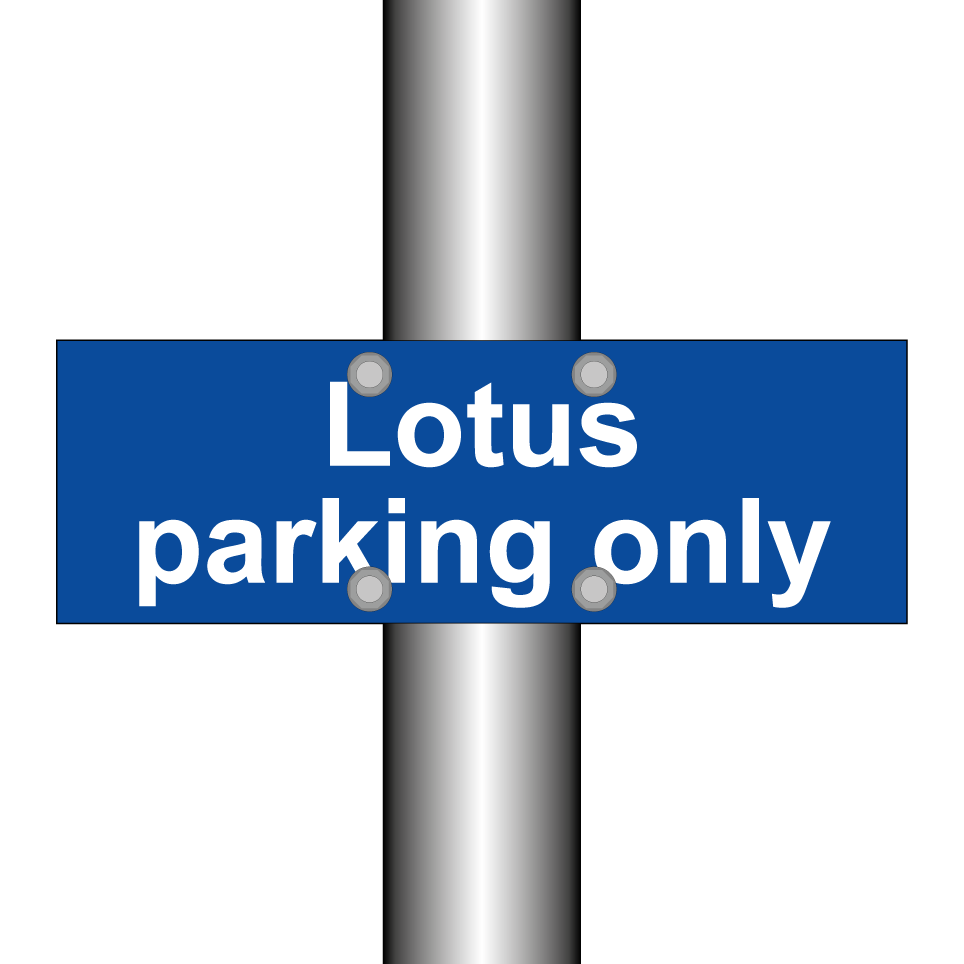 Lotus parking only
