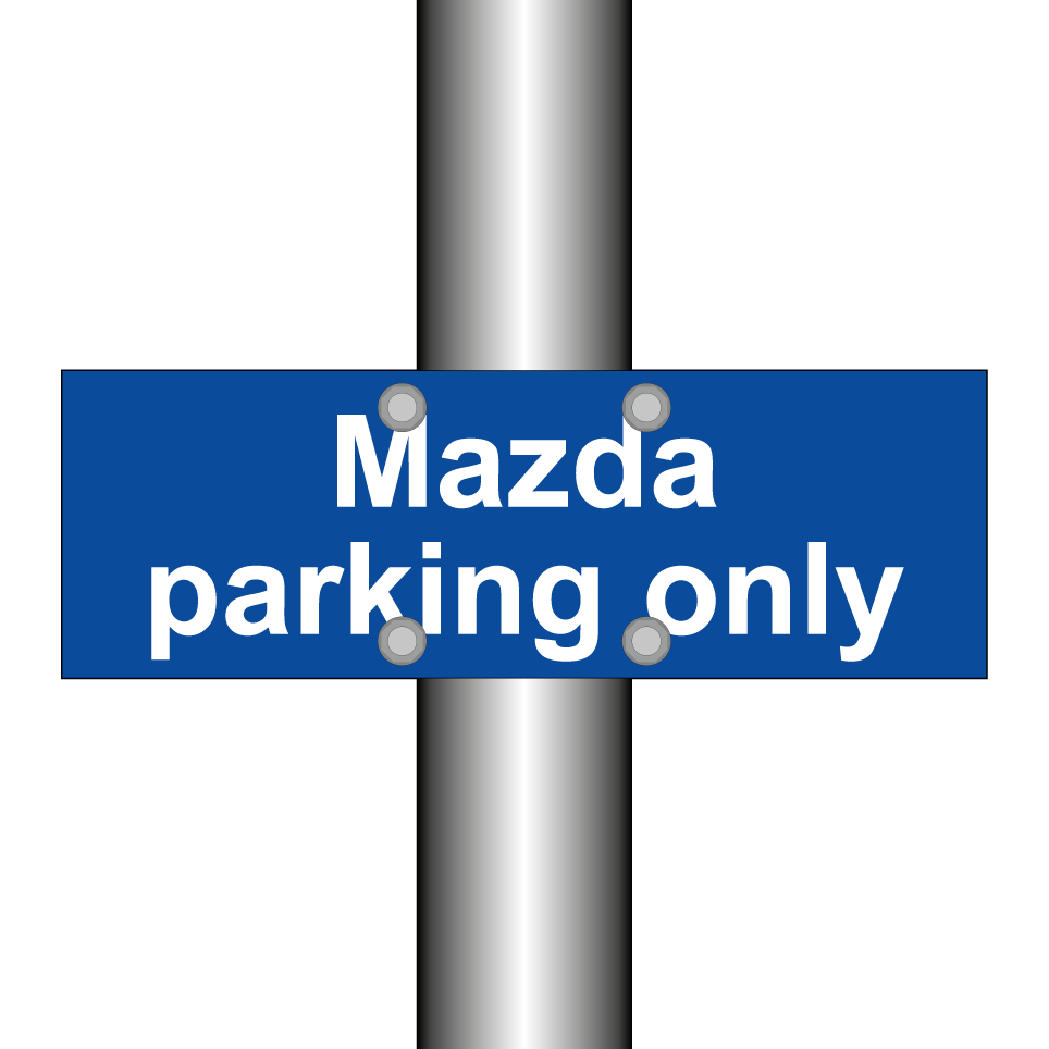 Mazda parking only
