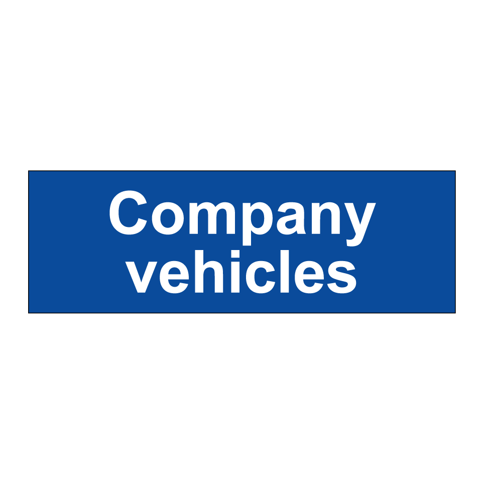 Company vehicles