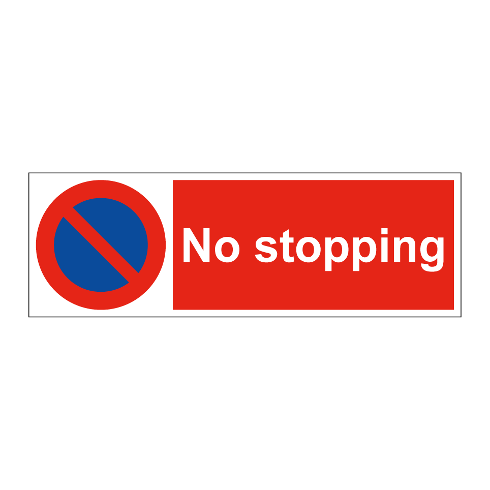 No stopping