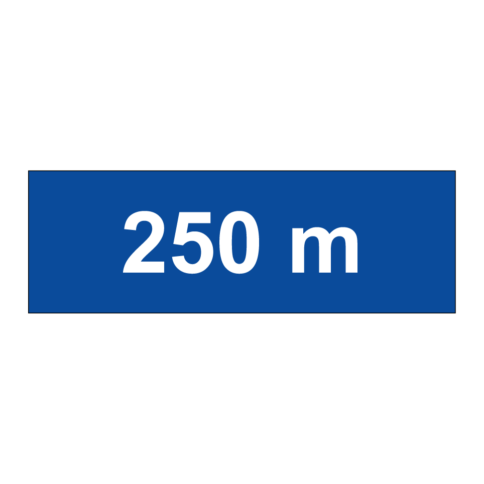 250 m