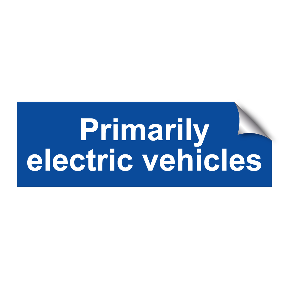 Primarily electric vehicles