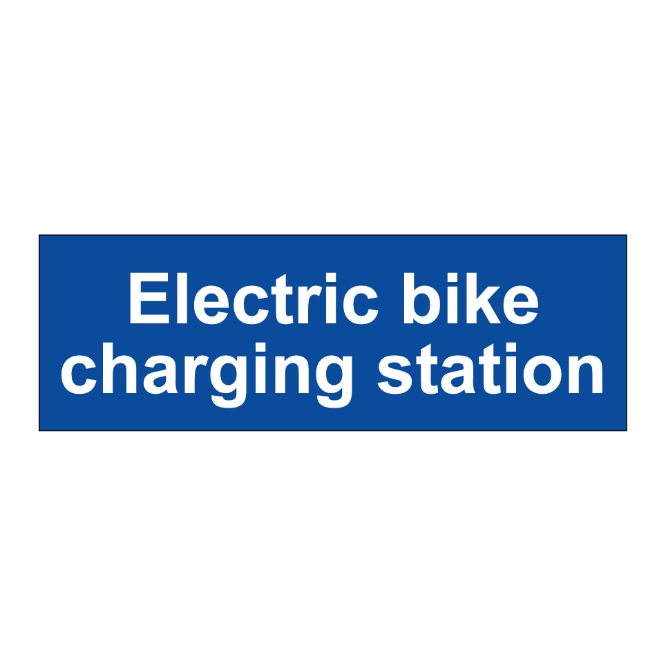 Electric bike charging station