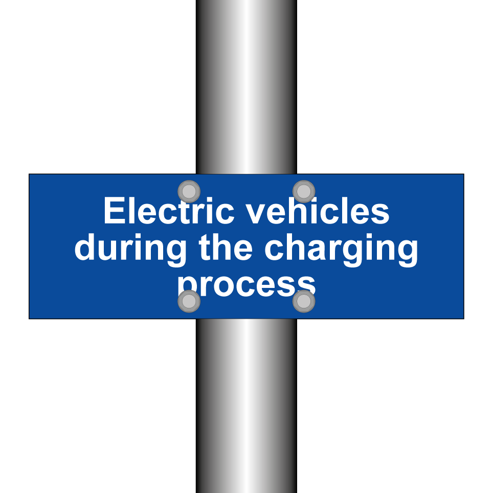 Electric vehicles during the charging process