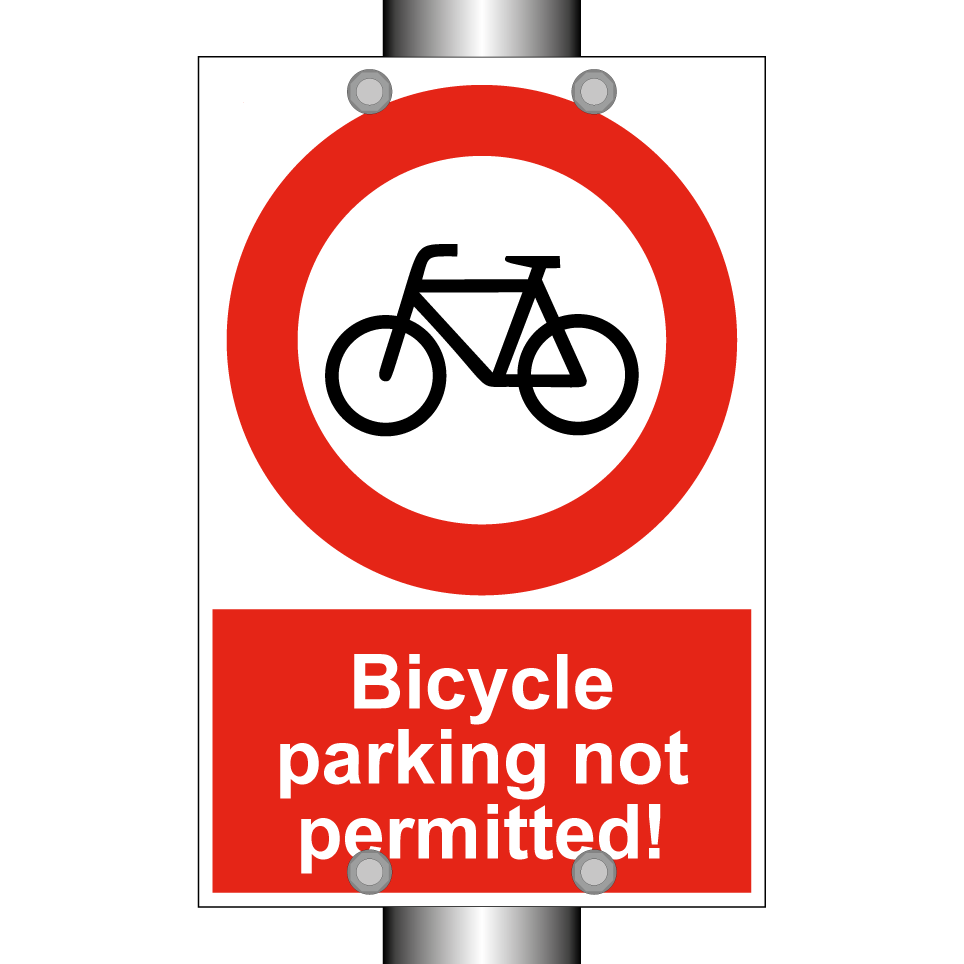 Bicycle parking not permitted!