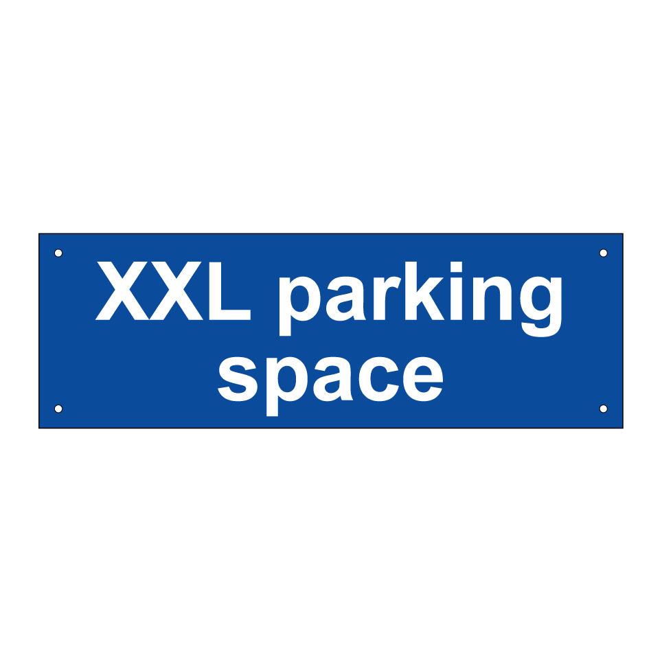 XXL parking space