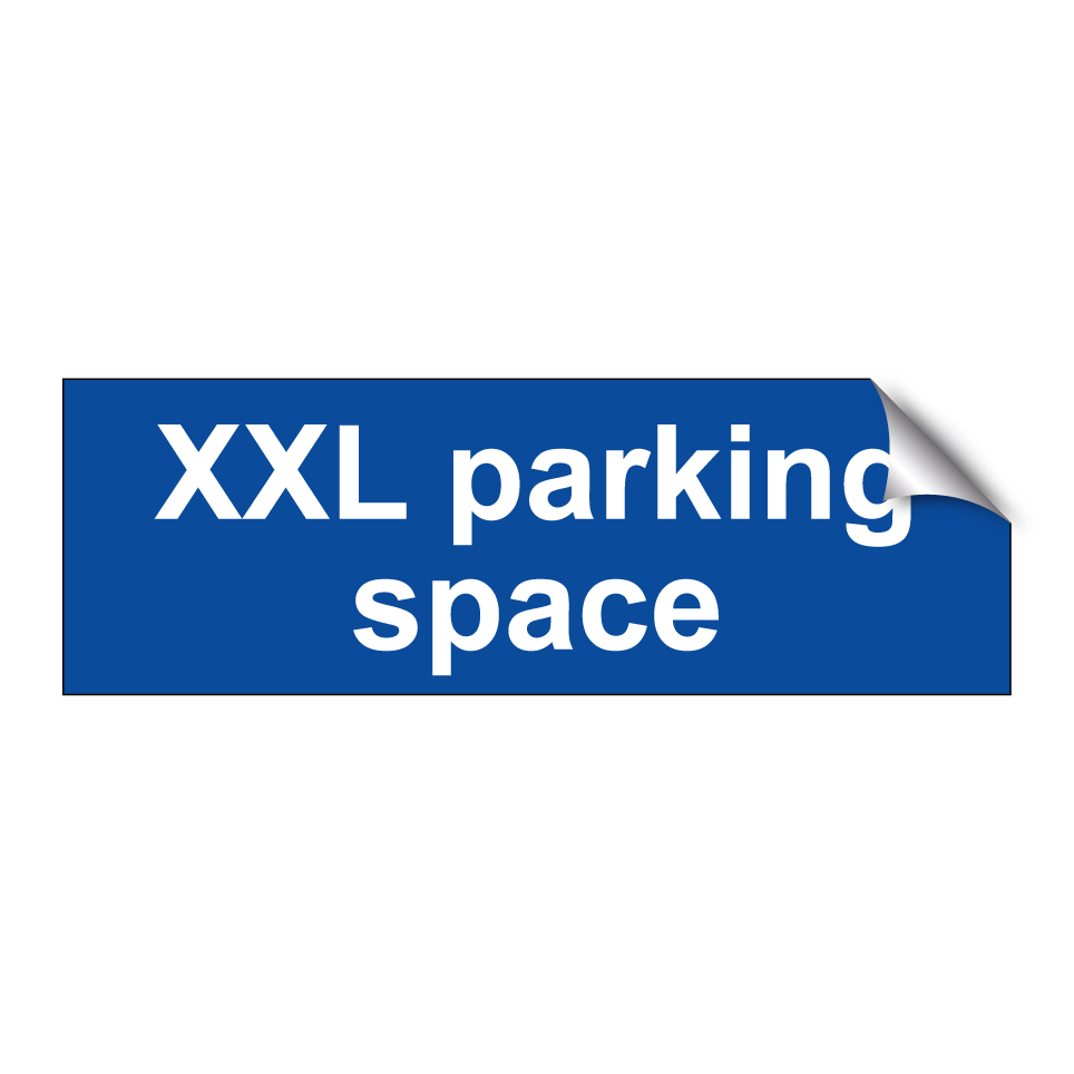 XXL parking space