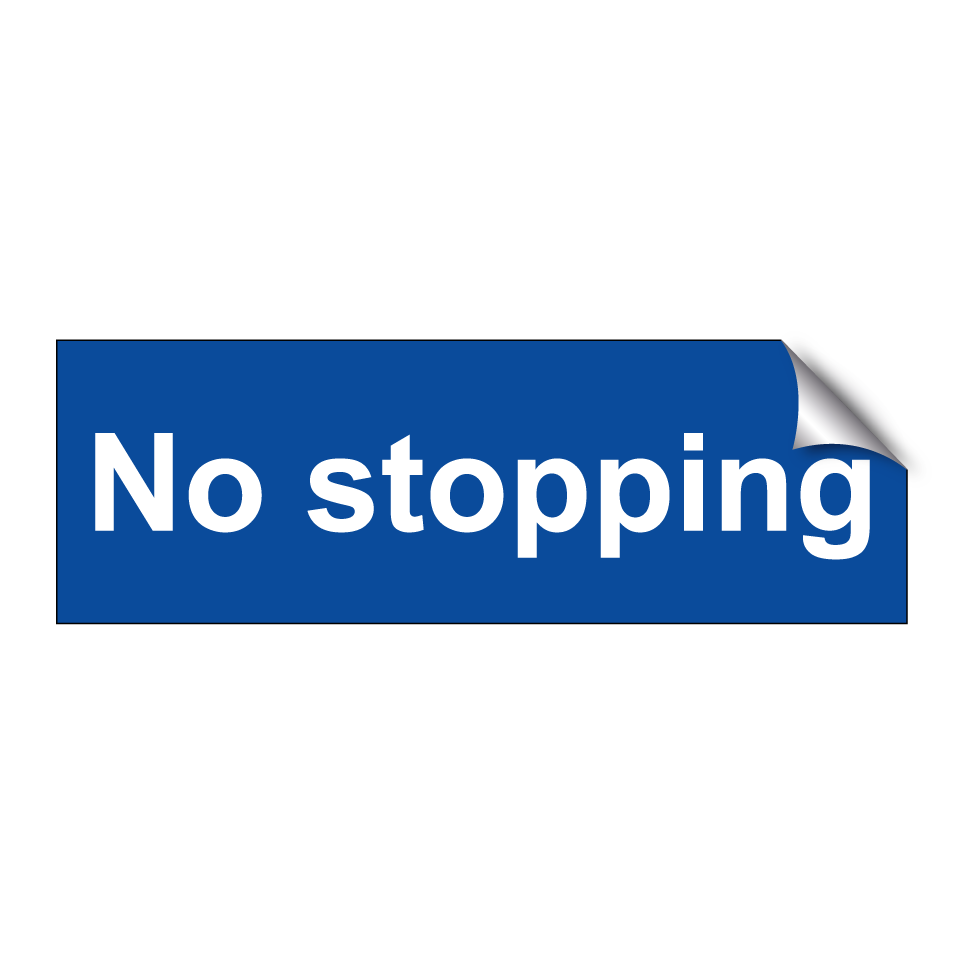 No stopping