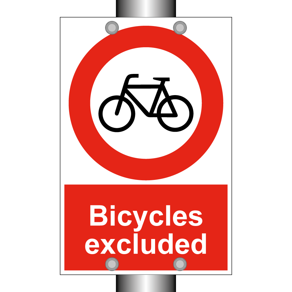Bicycles excluded