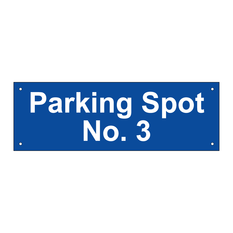 Parking Spot No. 3