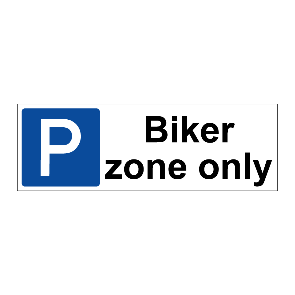 Biker zone only