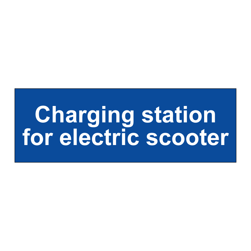 Charging station for electric scooter