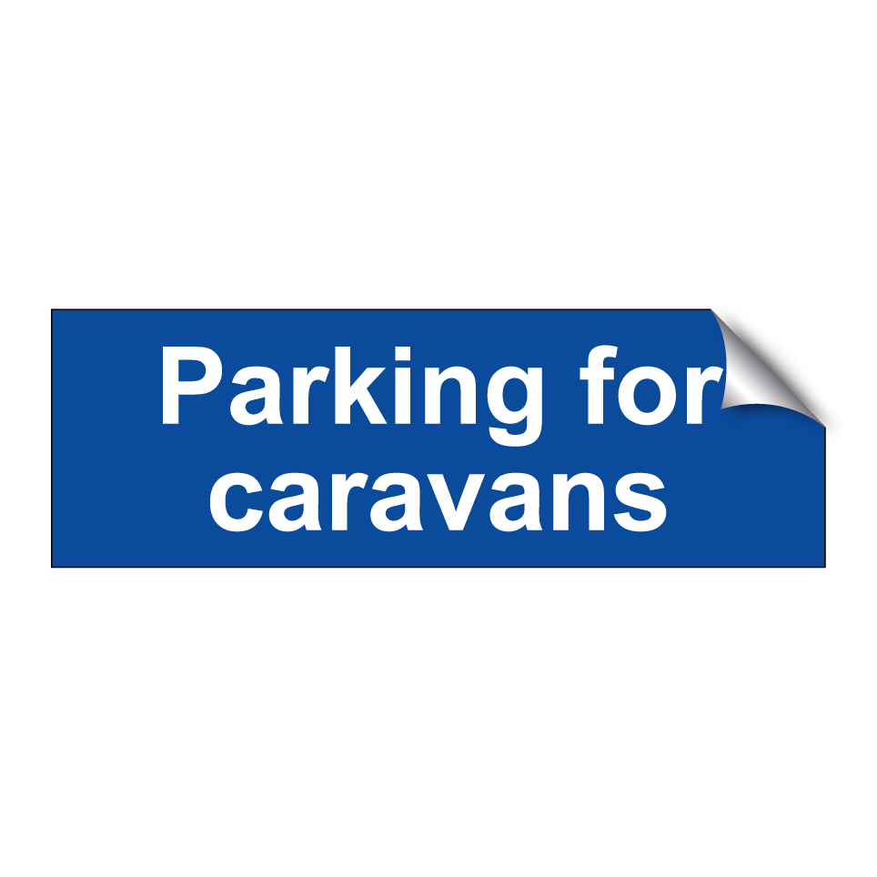 Parking for caravans
