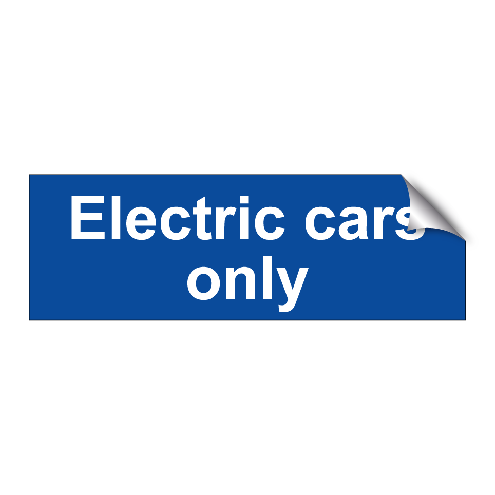 Electric cars only