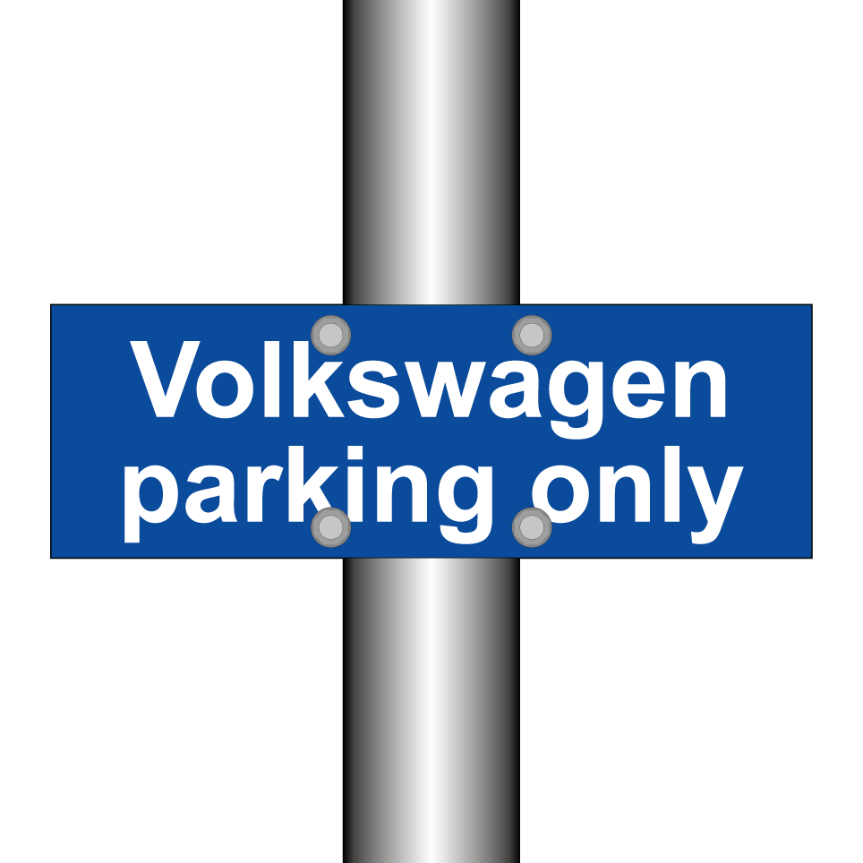 Volkswagen parking only