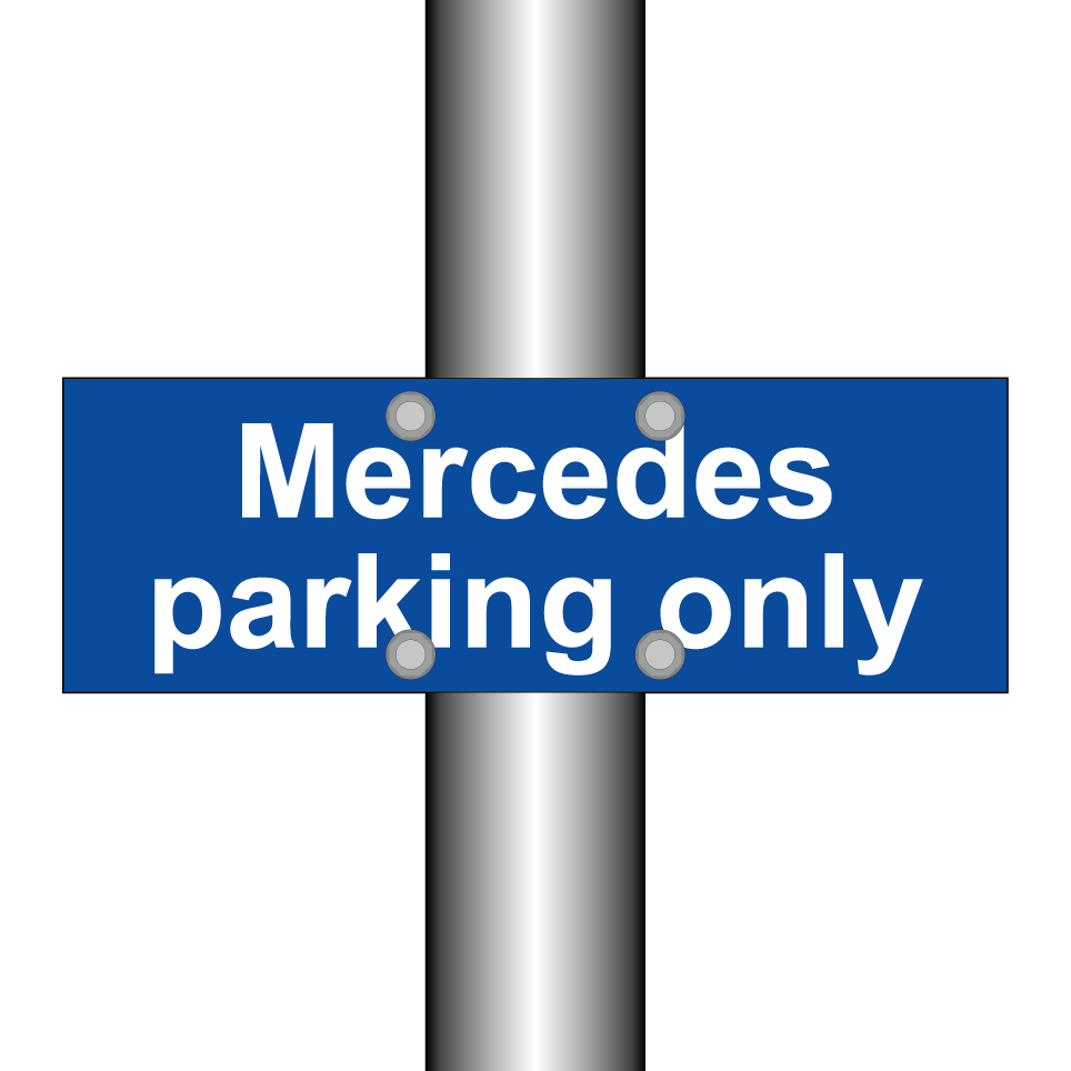 Mercedes parking only