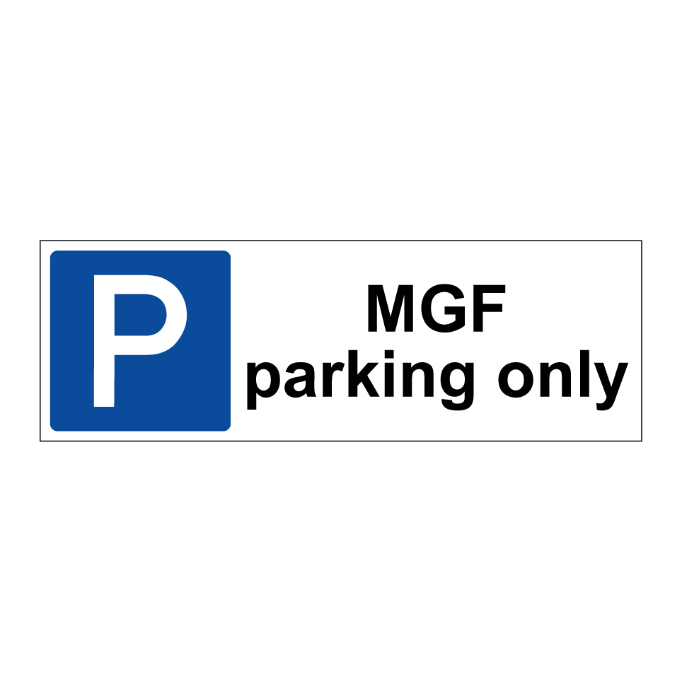 MGF parking only