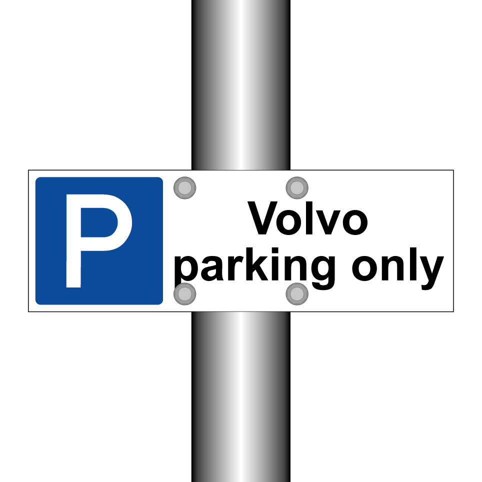 Volvo parking only
