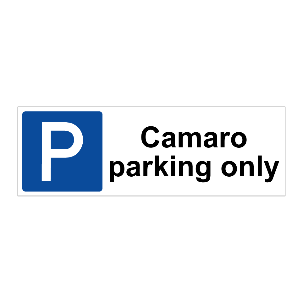 Camaro parking only