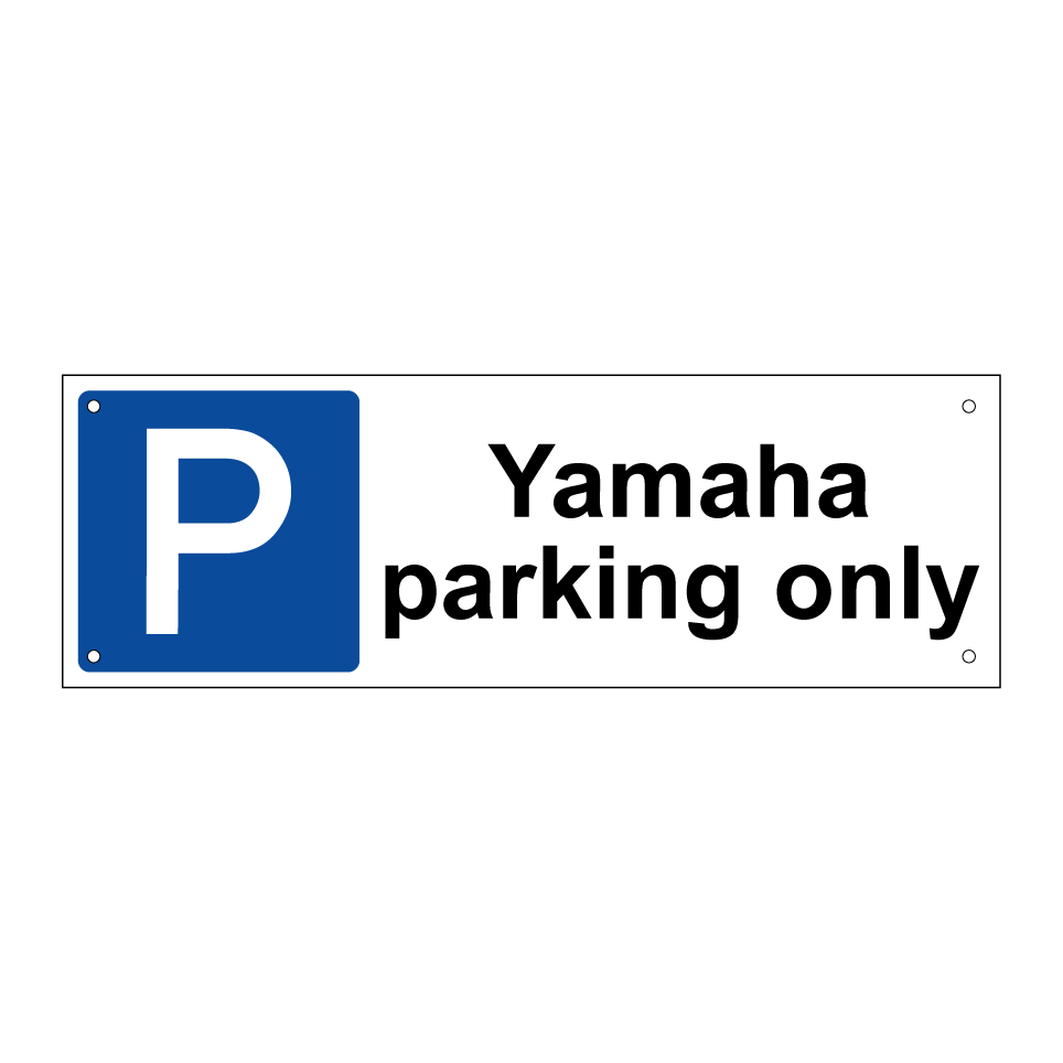 Yamaha parking only