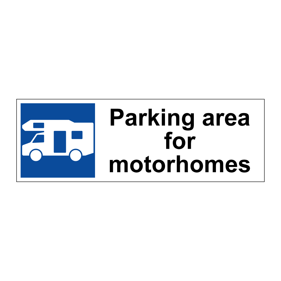 Parking area for motorhomes