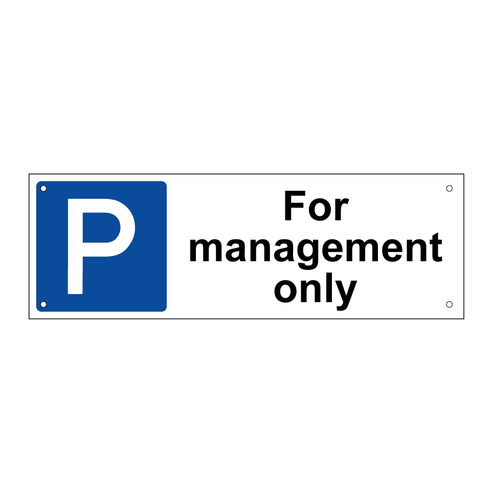For management only