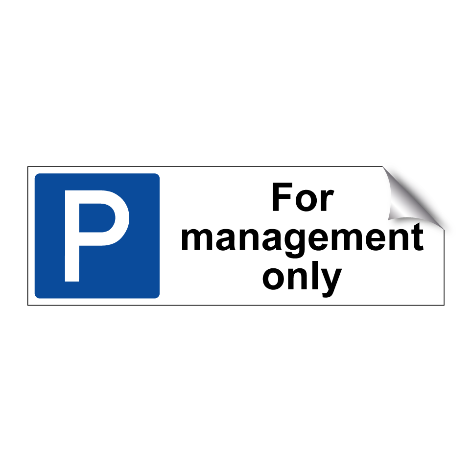For management only