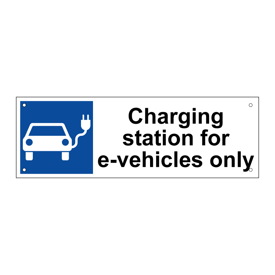 Charging station for e-vehicles only