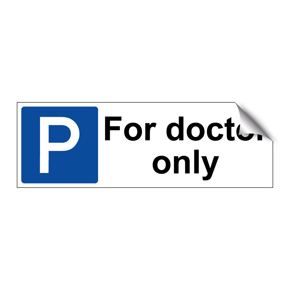 For doctor only