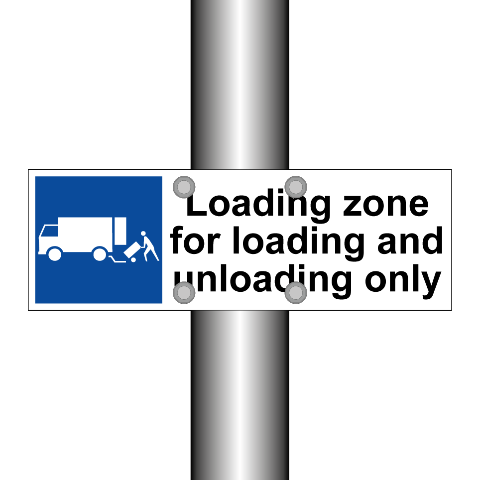 Loading zone for loading and unloading only
