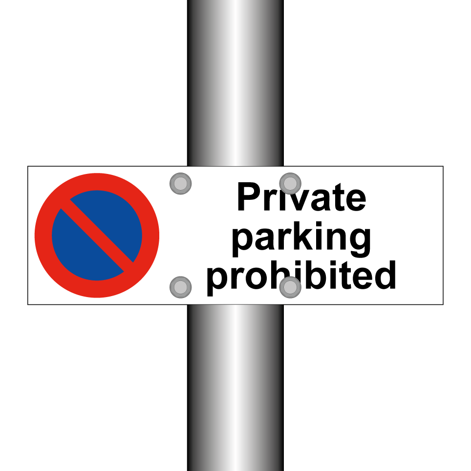 Private parking prohibited