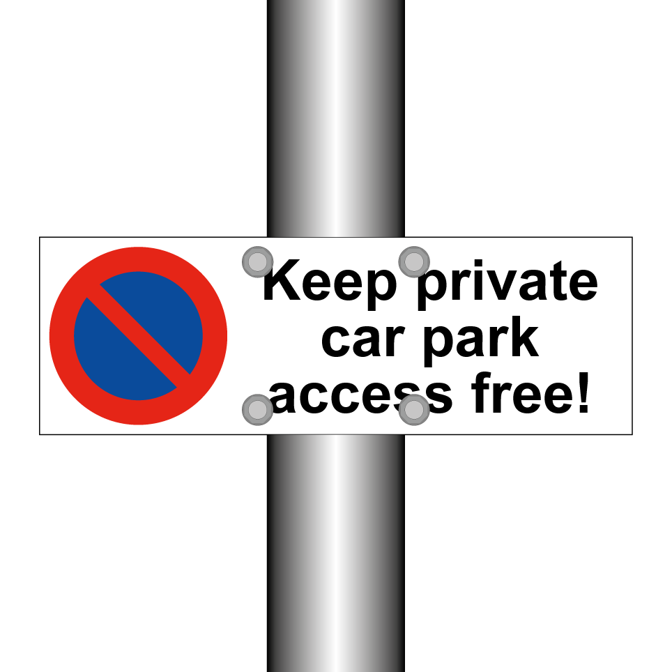 Keep private car park access free!