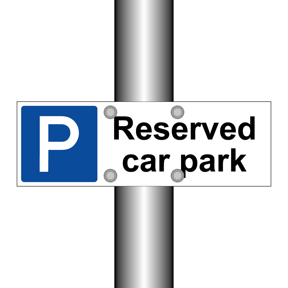 Reserved car park