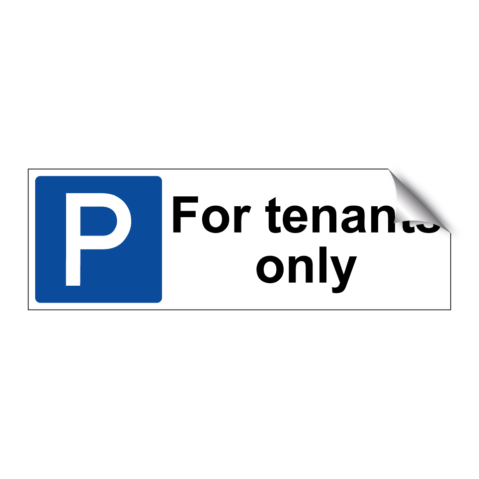 For tenants only