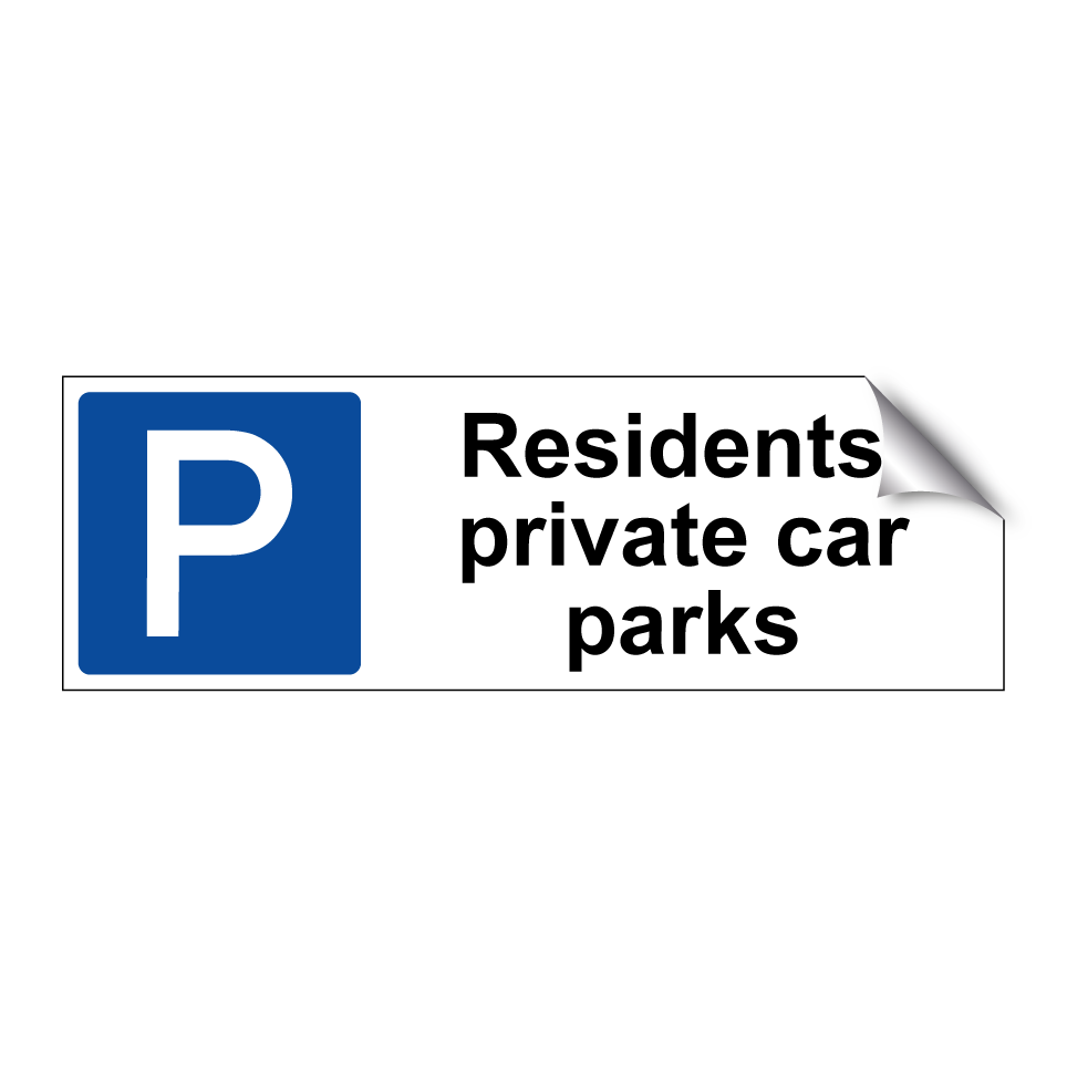 Residents' private car parks