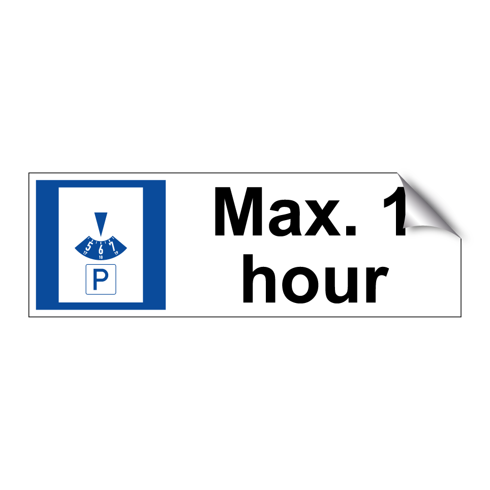 Max. 1 hour