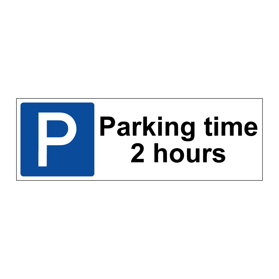 Parking time 2 hours