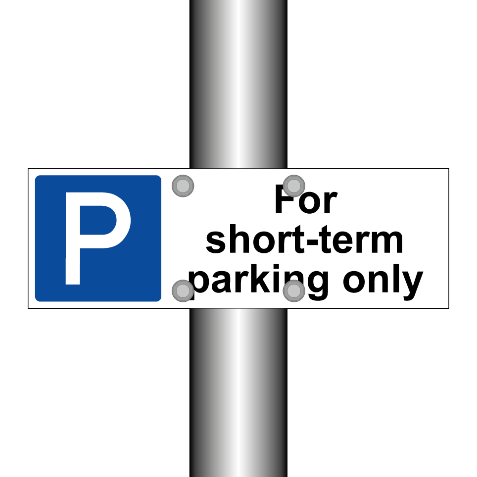 For short-term parking only