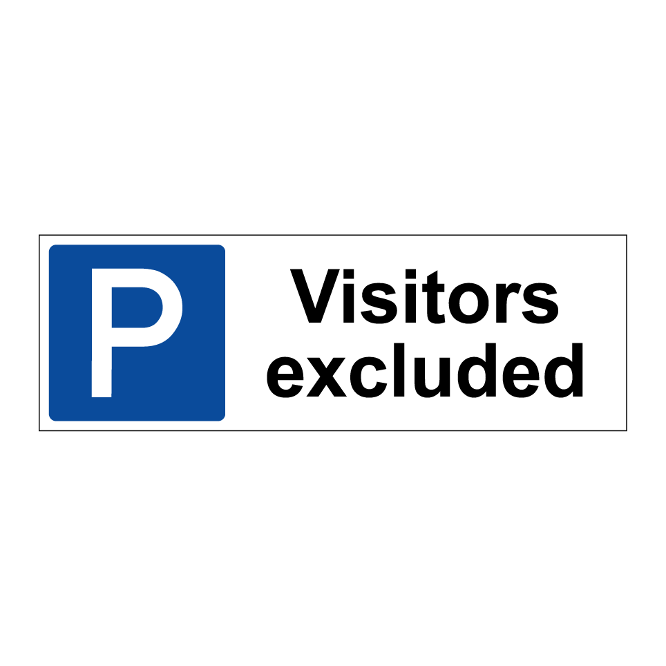 Visitors excluded