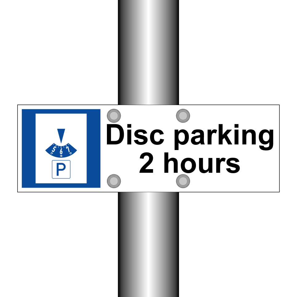 Disc parking 2 hours