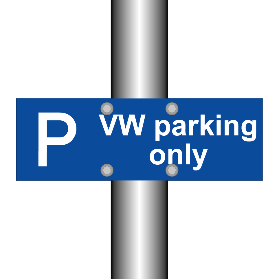 VW parking only