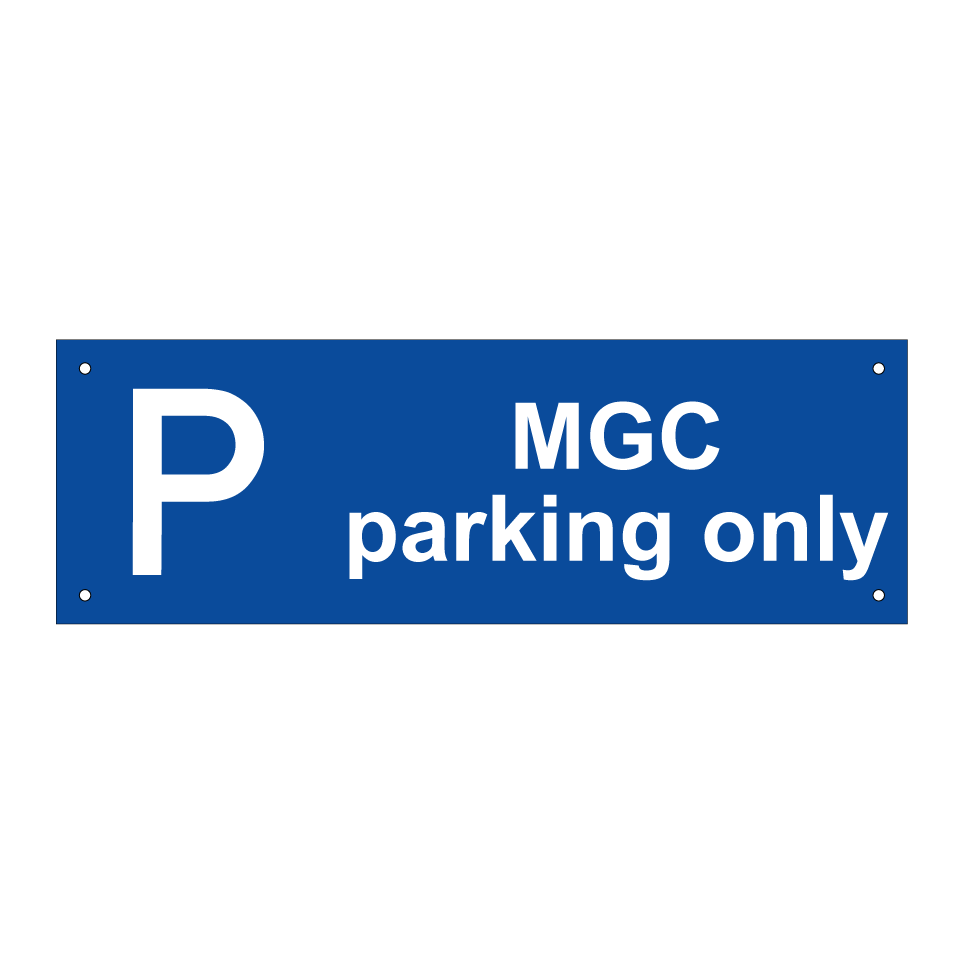 MGC parking only
