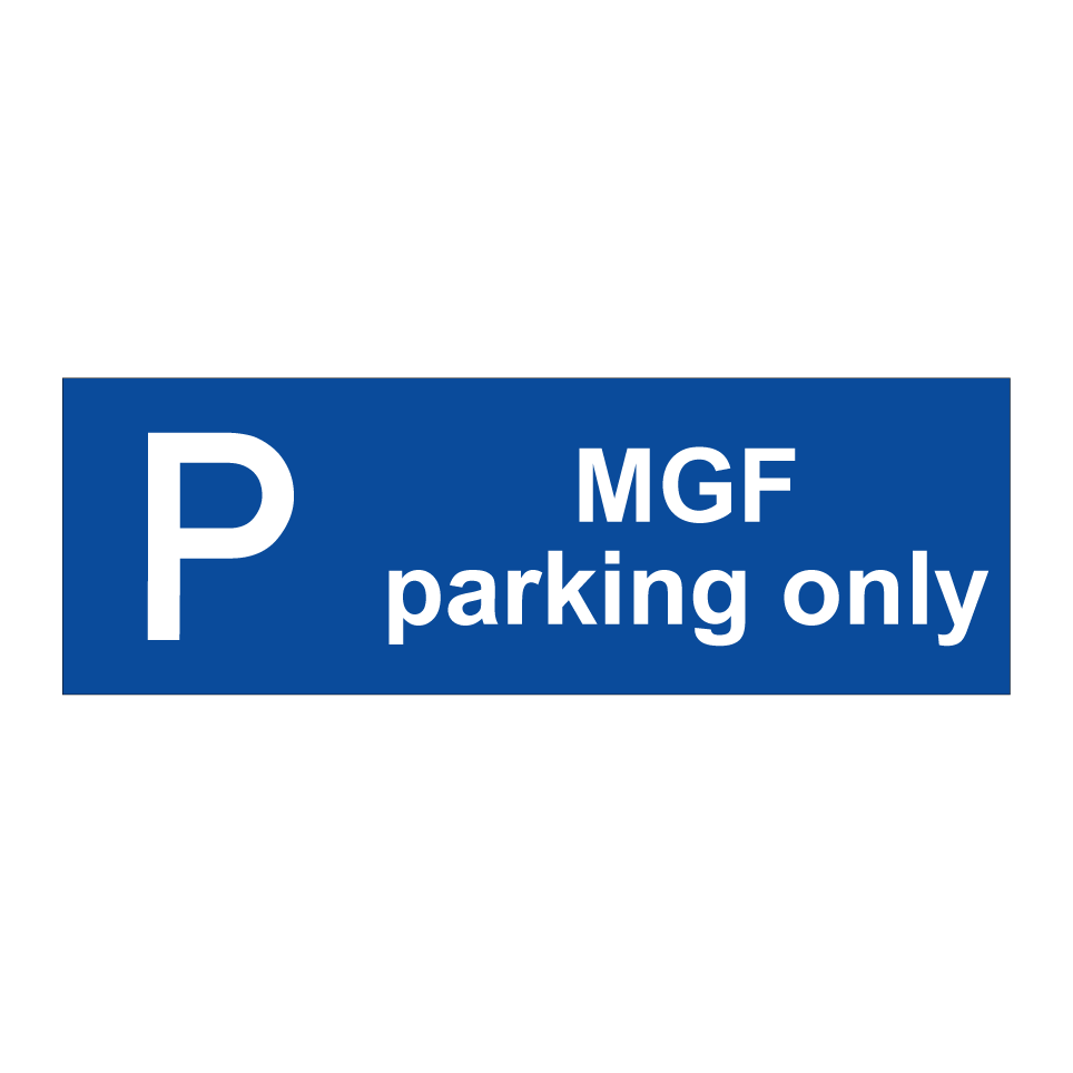 MGF parking only