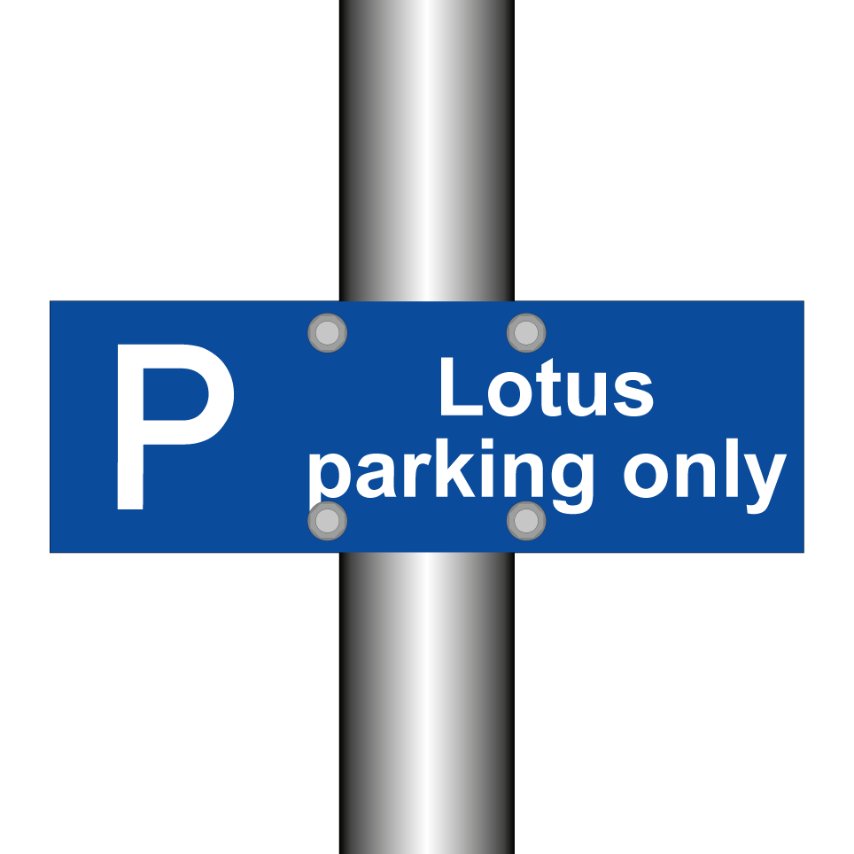Lotus parking only